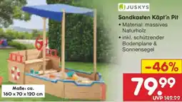 Netto Marken-Discount JUSKYS Sandkasten Käpt'n Pit Angebot
