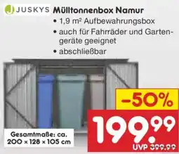 Netto Marken-Discount JUSKYS Mülltonnenbox Namur Angebot