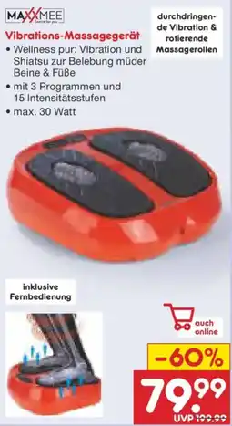 Netto Marken-Discount MAXXMEE Vibrations-Massagegerät Angebot