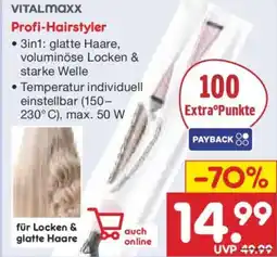 Netto Marken-Discount VITALmaxx Profi-Hairstyler Angebot