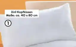 Netto Marken-Discount DEKOR 3in1 Kopfkissen Angebot