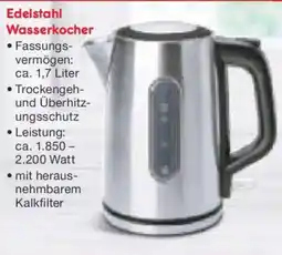 Netto Marken-Discount star Edelstahl Wasserkocher Angebot