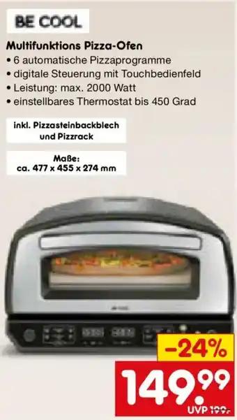 Netto Marken-Discount BE COOL Multifunktions Pizza-Ofen Angebot