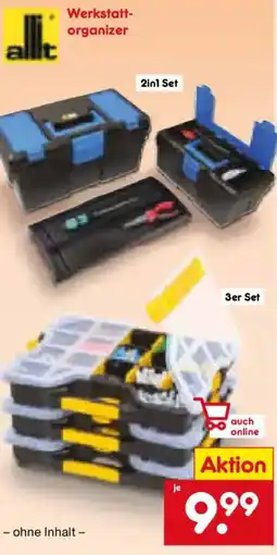 Netto Marken-Discount Werkstatt- organizer 2in1 Set/3er Set Angebot