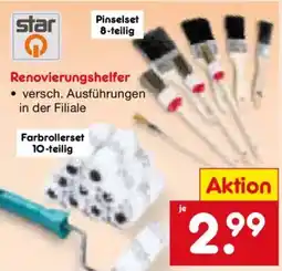Netto Marken-Discount star Renovierungshelfer Angebot