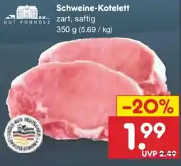 Netto Marken-Discount GUT PONHOLZ Schweine-Kotelett Angebot