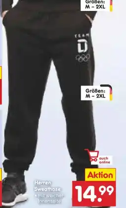 Netto Marken-Discount Herren Sweathose TEAM Angebot
