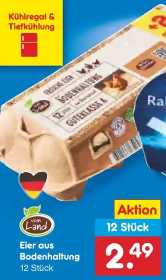 Netto Marken-Discount vom Land Eier aus Bodenhaltung Angebot