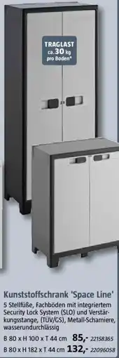 Bauhaus Kunststoffschrank 'Space Line' Angebot
