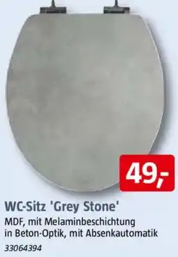 Bauhaus POSEIDON WC-Sitz 'Grey Stone' Angebot