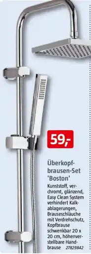 Bauhaus Überkopfbrausen-Set 'Boston' Angebot