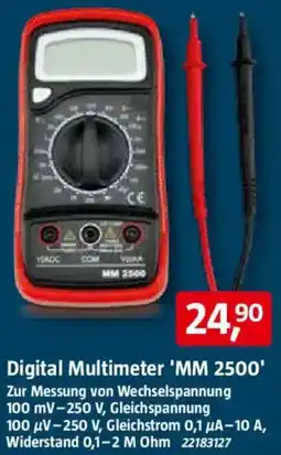 Bauhaus Digital Multimeter 'MM 2500' Angebot