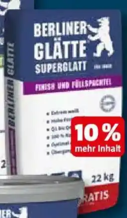 Bauhaus BERLINER GLATTE 'Finish und Füllspachtel' Angebot
