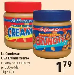 CITTI Markt La Comtesse USA Erdnusscreme Angebot