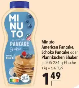 CITTI Markt Minuto American Pancake, Schoko Pancake oder Pfannkuchen Shaker Angebot