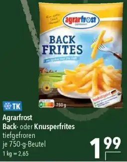 CITTI Markt Agrarfrost Back- oder Knusperfrites Angebot