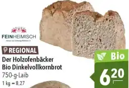 CITTI Markt FEINHEIMISCH Der Holzofenbäcker Bio Dinkelvollkornbrot Angebot