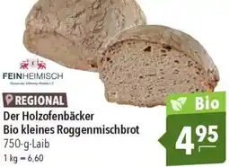 CITTI Markt FEINHEIMISCH Der Holzofenbäcker Bio kleines Roggenmischbrot Angebot