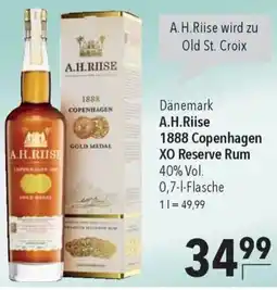 CITTI Markt Dänemark A.H.Riise 1888 Copenhagen XO Reserve Rum Angebot