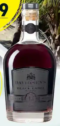 CITTI Markt Karibik Davidsen's XO Black Label Rum, 15 Jahre Angebot