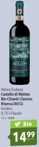 CITTI Markt Castello di Meleto Bio Chianti Classico Riserva DOCG Angebot