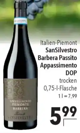 CITTI Markt SanSilvestro Barbera Passito Appassimento DOP Angebot