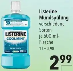 CITTI Markt Listerine Mundspülung Angebot