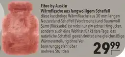 CITTI Markt Fibre by Auskin Wärmflasche aus langwolligem Schaffell Angebot