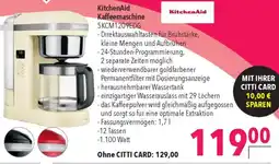 CITTI Markt KitchenAid Kaffeemaschine 5KCM1209EDG Angebot