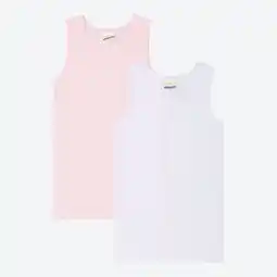 NKD Kinder-Mädchen-Unterhemd aus Baumwolle, 2er-Pack Angebot