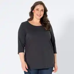 NKD Damen-Langarmshirt mit 3/4 Arm, große Größen Angebot