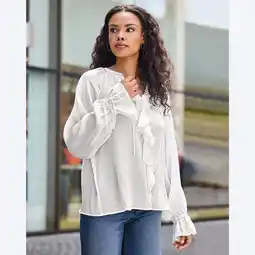 NKD Damen-Bluse mit Rüschen und Volants Angebot