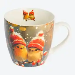 NKD XXL-Kaffeebecher mit Winter-Motiven, ca. 480 ml Angebot