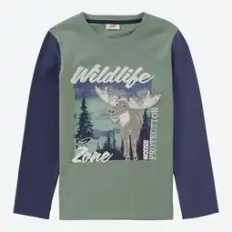NKD Kinder-Jungen-Shirt mit Kontrast-Ärmeln Angebot