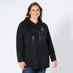 NKD Damen-Hoodie mit platziertem Druck, große Größen Angebot