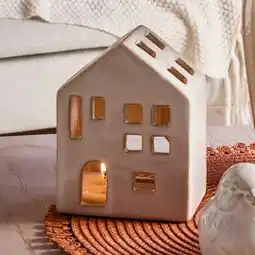 NKD Windlicht-Haus aus Keramik, ca. 10x7,5x13cm Angebot