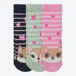 NKD Kinder-Mädchen-Socken mit verschiedenen Designs, 3er-Pack Angebot
