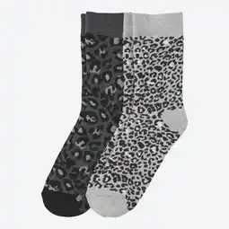 NKD Damen-Thermo-Socken mit Leo-Musterung, 2er-Pack Angebot