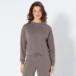 NKD Damen-Sweatshirt mit Rippenbund, Modal-Mix Angebot