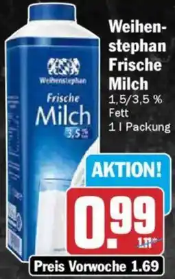 AEZ Weihenstephan Frische Milch Angebot