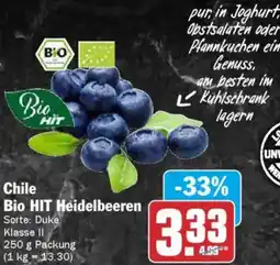 AEZ Chile Bio HIT Heidelbeeren Angebot