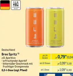METRO Bree Spritz Angebot