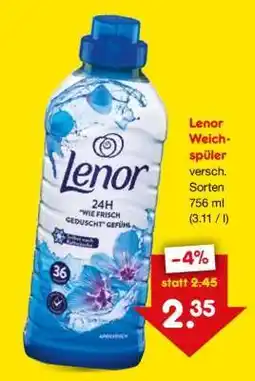 Netto Marken-Discount Lenor Weichspüler Angebot