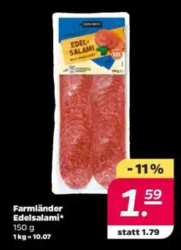 NETTO FARMLÄNDER Edelsalami Angebot