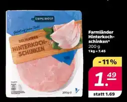 NETTO FARMLÄNDER Hinterkochschinken Angebot