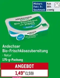 METRO Andechser Bio-Frischkäsezubereitung Angebot
