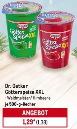 METRO Dr. Oetker Götterspeise XXL Angebot