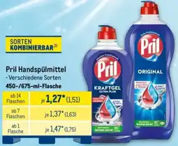 METRO Pril Handspülmittel Angebot