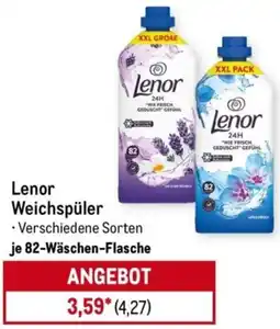 METRO Lenor Weichspüler Angebot