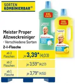 METRO Meister Proper Allzweckreiniger Angebot